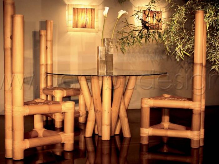 Archisio - Bambu Design - Progetto Tavoli basi tavolo sedie poltroncine