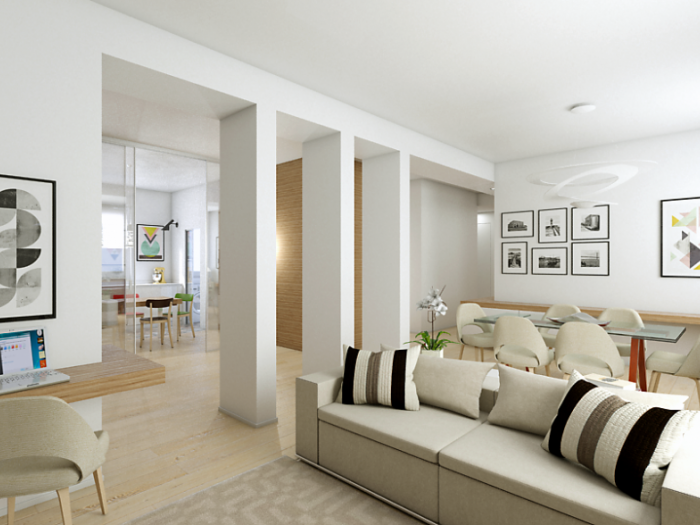 Archisio - Antonella Favalli - Progetto Appartamento luminoso a cagliari