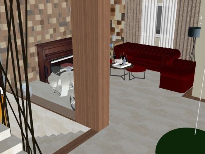 Archisio - Casesa Tiziano - Progetto Progetto soggiorno-cucina 2