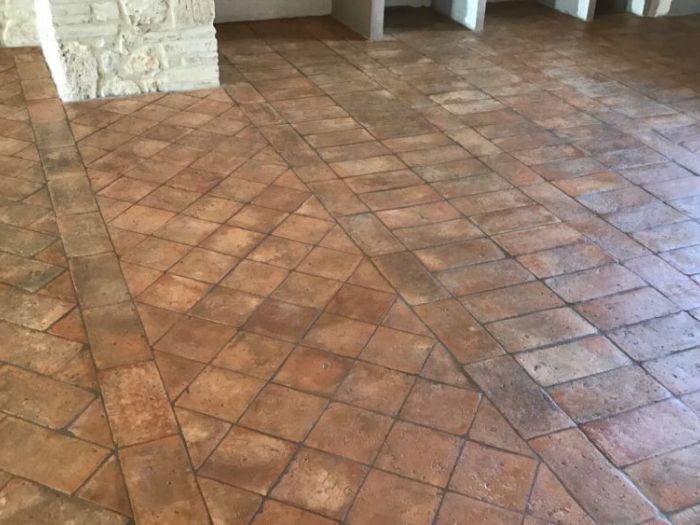 Archisio - Larte Del Cotto Di Bartoccini Federico - Progetto Pavimenti interni ed esterni in un vecchio casolare umbro