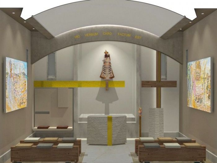 Archisio - Brau Battistelli Roccheggiani Architetti Associati - Progetto Cappella bv Maria di loreto cracovia