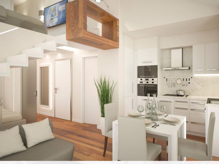 Archisio - Mc Rendering Solution - Progetto una casa su due livelli trasformabile nel tempo