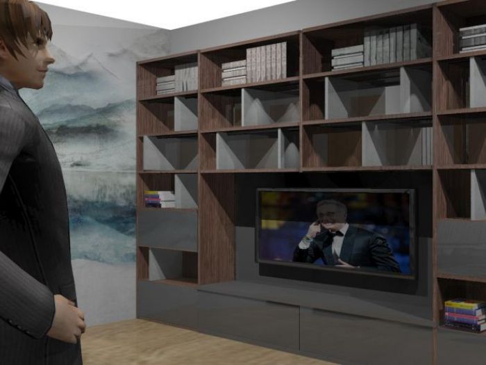 Archisio - Mhid Maiocchi House Interior Designer - Progetto Libreria