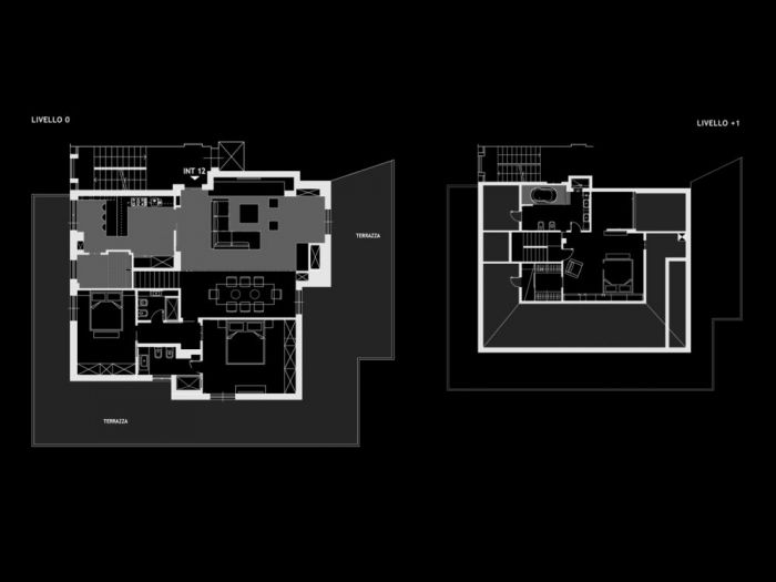 Archisio - Bicuadro - Progetto Residenza industrial chic