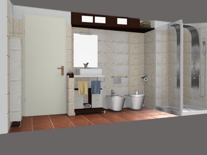 Archisio - Fabio Bisciglia - Progetto Interior design - bagno
