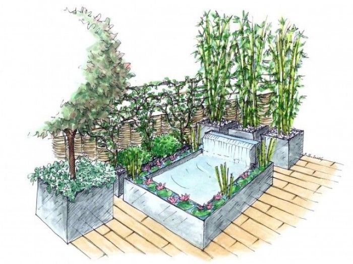 Archisio - La Paesaggista Susanna Tamborini - Progetto Terrazzo legnanomi