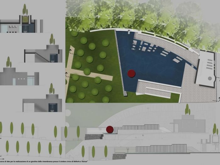 Archisio - Vincenzo Chirico - Progetto Concorso area dispersione ceneri varese