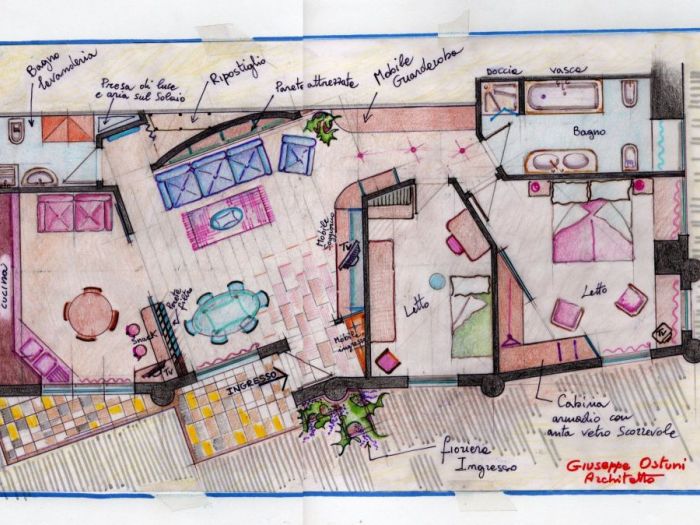 Archisio - Ostuni Giuseppe Pietro - Progetto Progettazione e arredo su misura
