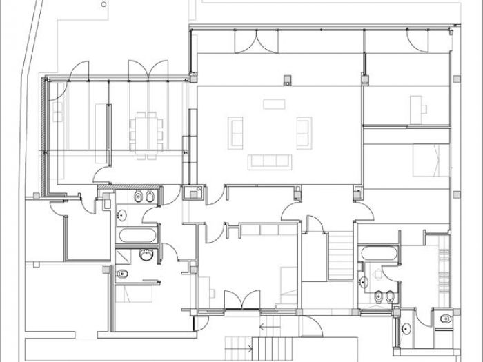 Archisio - Andrea Stipa - Progetto Ristrutturazione di una casa con giardino a roma