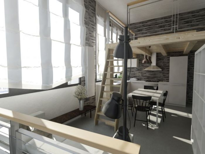 Archisio - Red Architecture - Progetto Mini loft milano