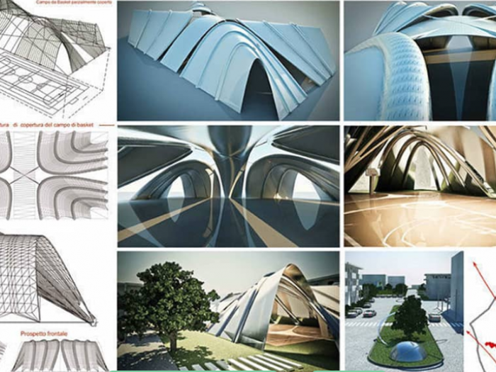 Archisio - Gino Spera - Progetto Biennale di venezia 2010 lo sport come mezzo di riqualificazione urbana