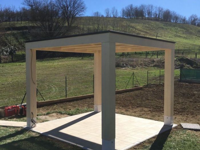 Archisio - Codeluppi E Rossi Snc - Progetto Gazebo a cubo