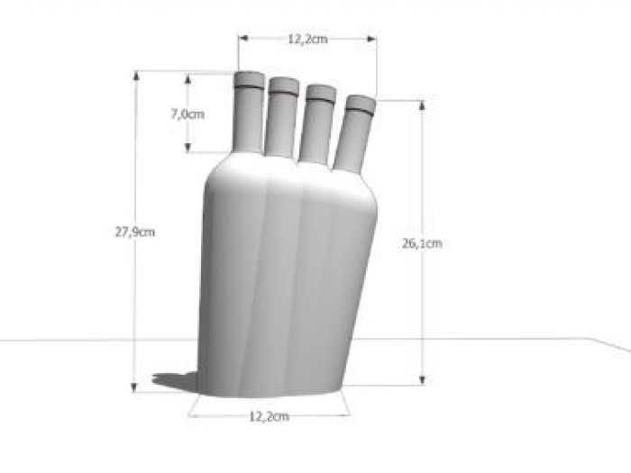 Archisio - Leolab - Progetto Bottiglia futurista