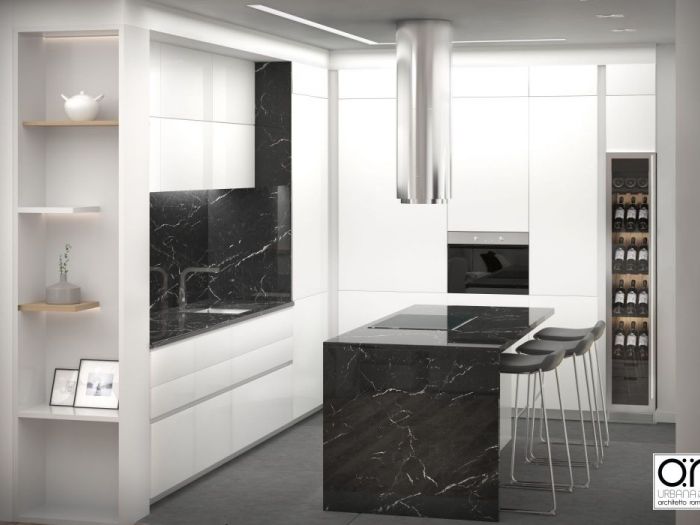 Archisio - Roma Patrizio - Progetto Progetto residenziale mq80 roma tomba di nerone 2019 renderings