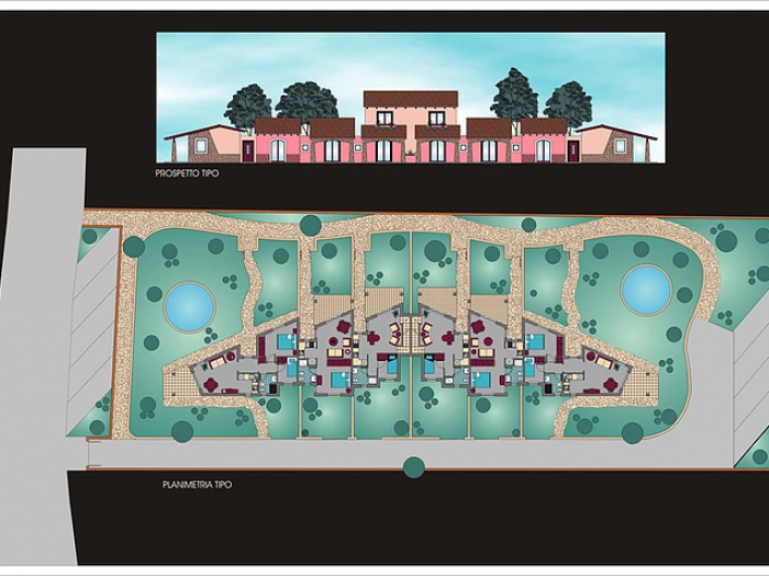 Archisio - Carla Gatto - Progetto Allotment for holiday villas