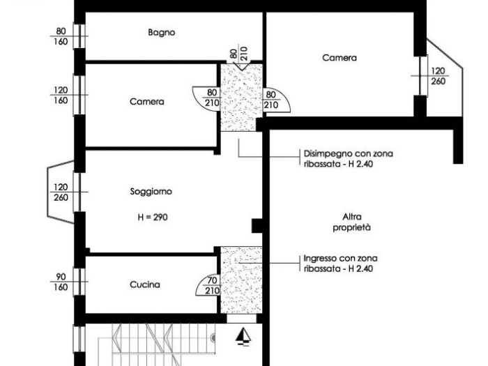 Archisio - Valter Arcari - Progetto Ristrutturazione - appratamento