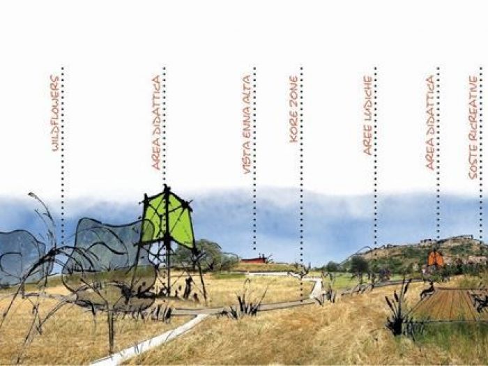 Archisio - Alessandro Demaria - Progetto Parco verde urbano per enna bassa