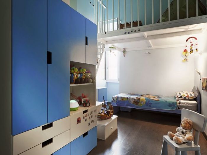 Archisio - Gruppo Castaldi - Progetto Colors in love - progettazione e ristrutturazione appartamento rione prati roma