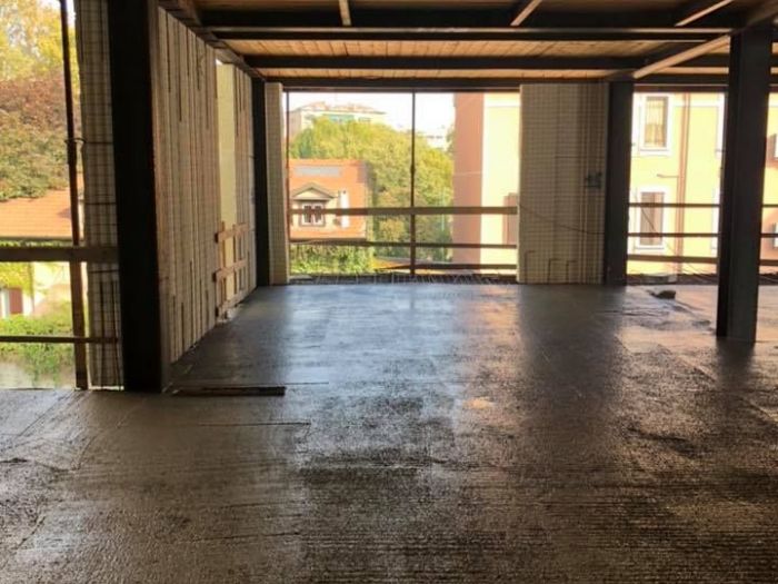 Archisio - Lamuraingegneria Cantiere - Progetto Residenza a parco solari milano