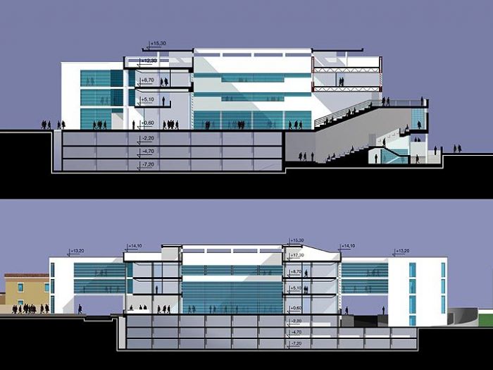 Archisio - Ruggero Lenci - Progetto Concorso per il nuovo municipio di santa marinella