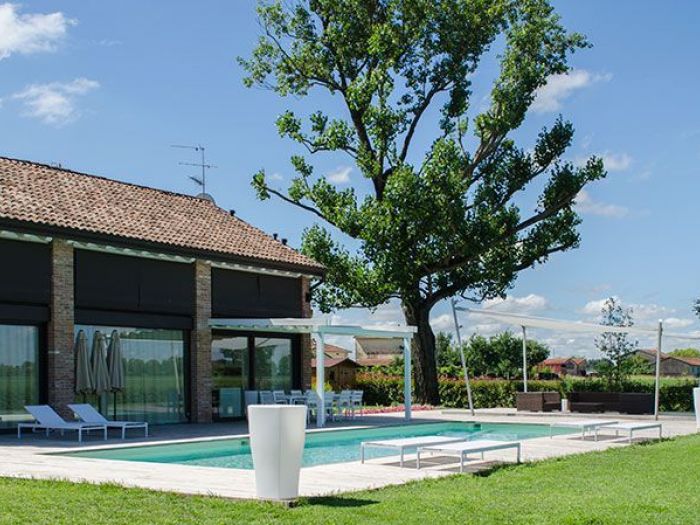Archisio - De Biasi Tendaggi - Progetto Outdoor con piscina