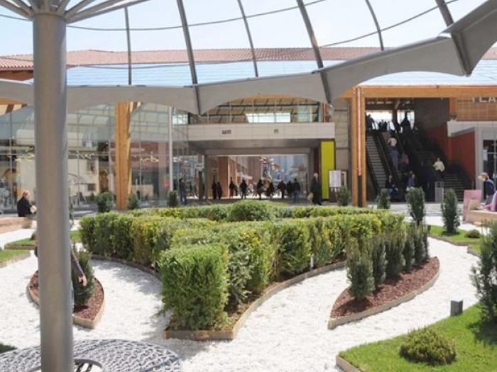 Archisio - Studio Architettura Golinelli - Progetto Parco commerciale e del tempo libero mondovicino - factory outlet- arch M Golinelli factory outlet medie superfici cascina viotto