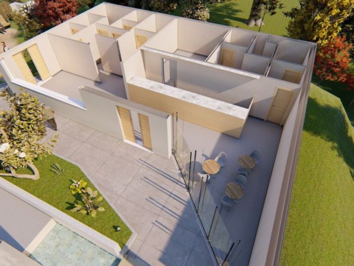 Archisio - Andrea Sorci Natural Living - Progetto Ipotesi progetto di ripristino di un capannone a borghetto flaminio rm per la sede museale della fondazione