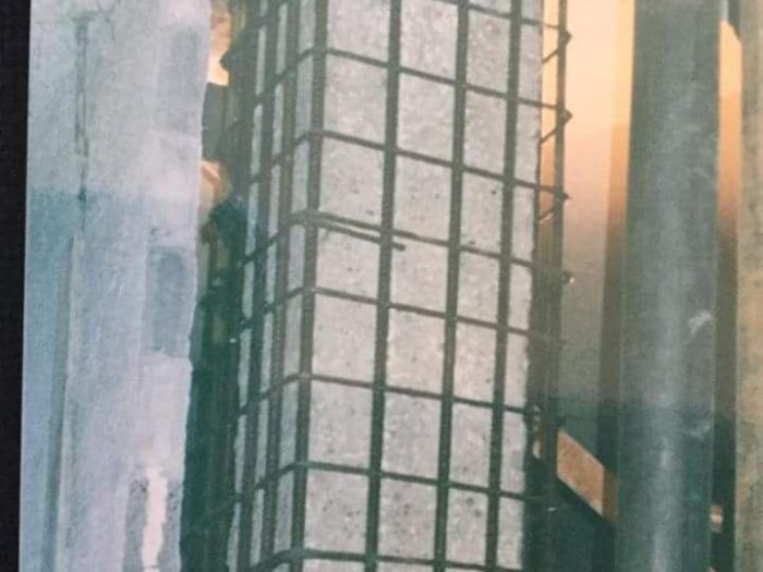 Archisio - Maurizio Massini - Progetto Schiacciamento di un pilastrointervento di consolidamento