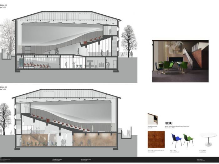 Archisio - Baabdesign Interior Designer - Progetto Cinema lux