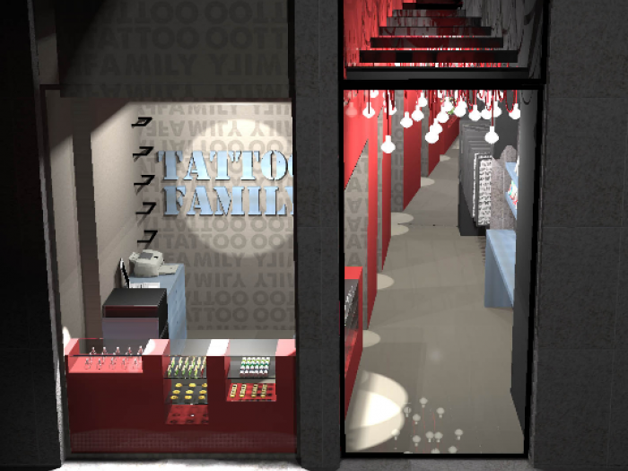 Archisio - Studio Patetta - Progetto Negozio tattoo