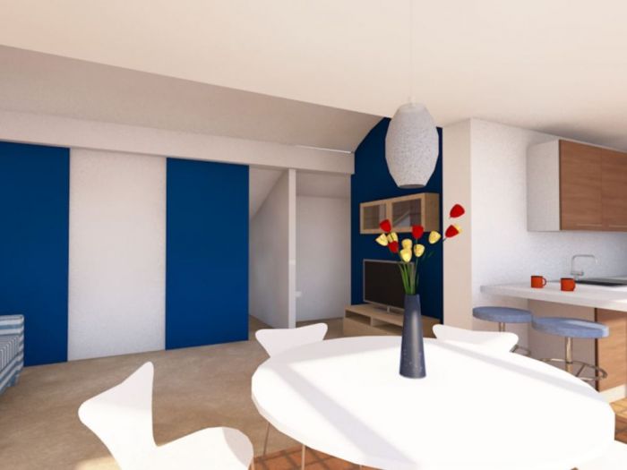 Archisio - Giada Mete Architect Home Coach - Progetto Ampliamento di una mansarda 40mq