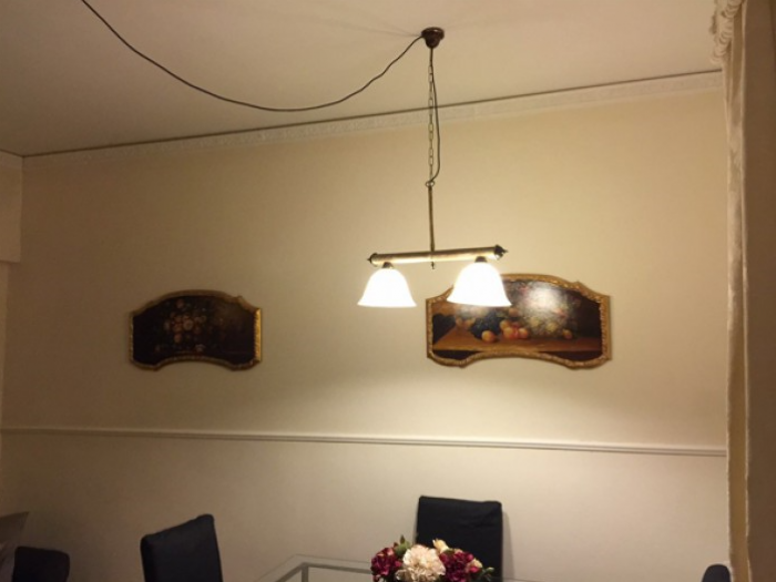 Archisio - Alberto Alderighi - Progetto Tinteggiatura con decorazioni a cornici e colonna in cartongesso