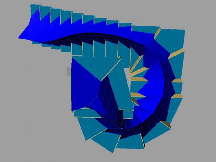 Archisio - Studiorosasco - Progetto Scala interna residenziale