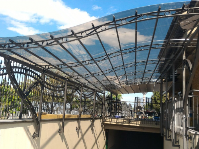 Archisio - Lcs Srl Carpenteria Metallica - Progetto Pensiline per edifici privati