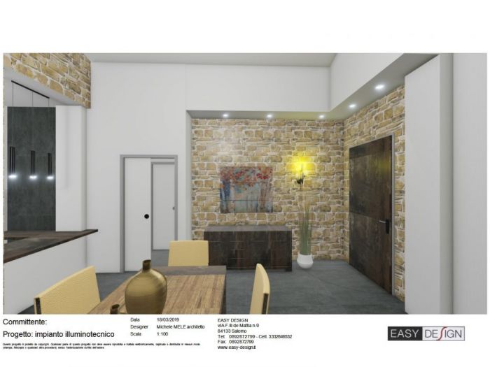 Archisio - Michele Mele - Progetto Mansarda in stile industrial-chic