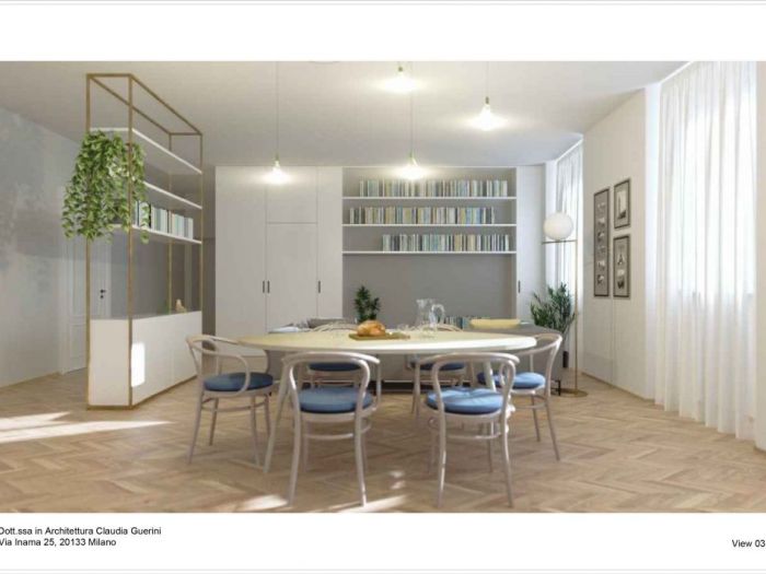 Archisio - Claudia Guerini - Progetto Ristrutturazione appartamento