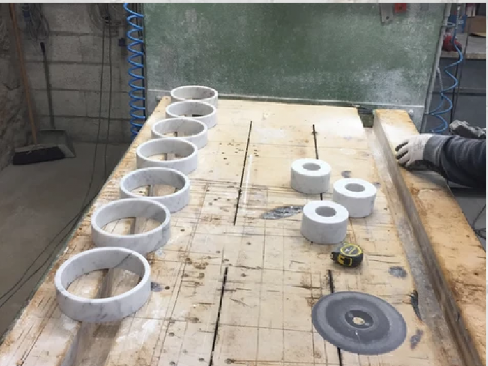 Archisio - Tdstone srl - Progetto Lampade in marmo