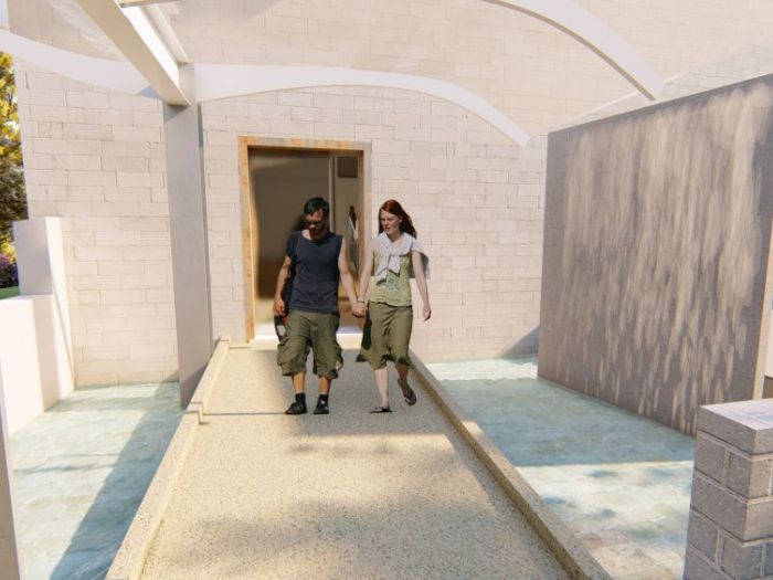 Archisio - Andrea Sorci Natural Living - Progetto Progetto definitivo- ipotesi progetto di ripristino di un capannone a borghetto flaminio rm per la sede museale della fondazione