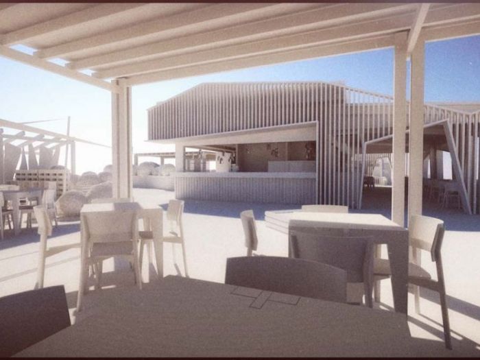 Archisio - Studio Ferretti - Progetto Stabilimento balneare ippocampo