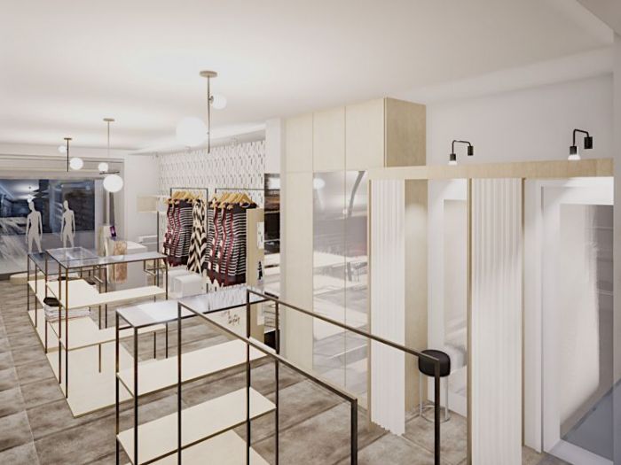 Archisio - Ostuni Giuseppe Pietro - Progetto Arredo abbigliamento