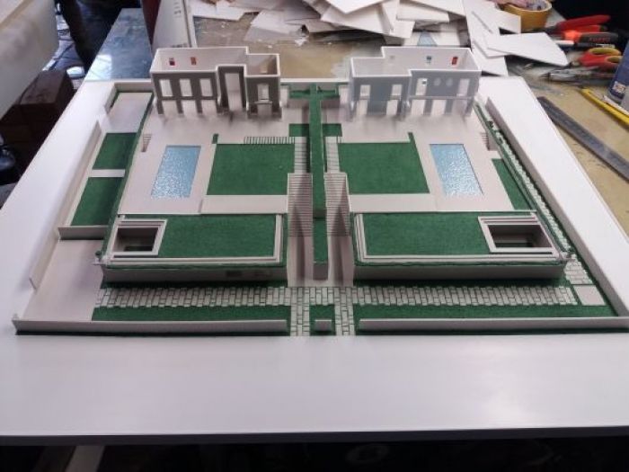 Archisio - Plastici Rocchi - Progetto Ville milano marittima