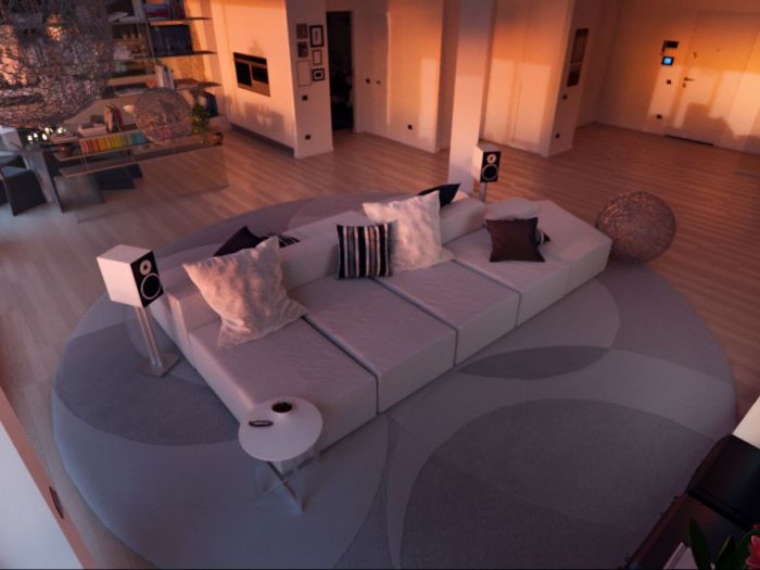 Archisio - Annalisa Carli - Progetto Un attico in stile loft in milano