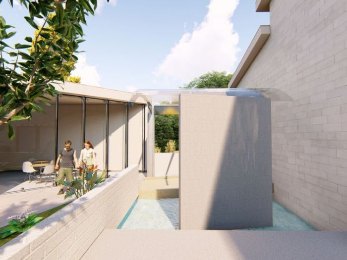 Archisio - Andrea Sorci Natural Living - Progetto Ipotesi progetto di ripristino di un capannone a borghetto flaminio rm per la sede museale della fondazione