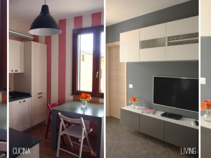 Archisio - Rifo - Progetto Cucina e living con brio