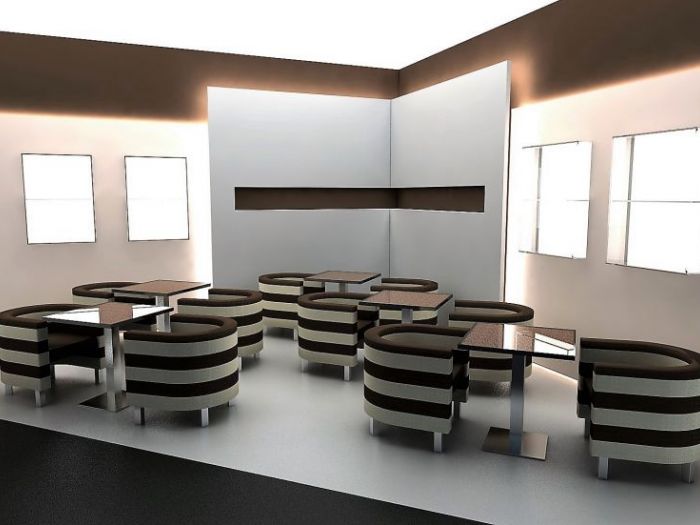 Archisio - Gianluca Bernardini - Progetto Concept caffetteria