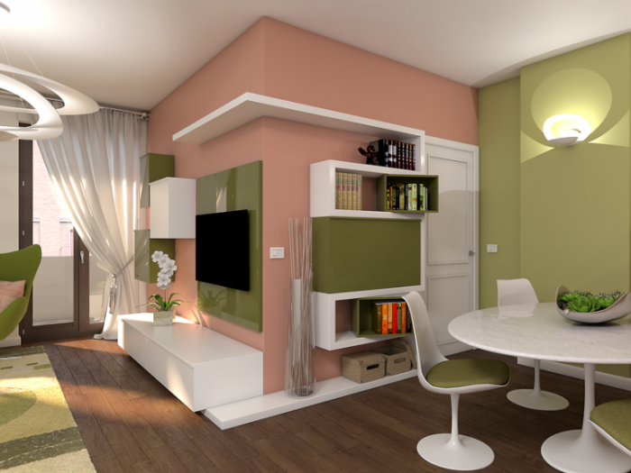 Archisio - Antonella Favalli - Progetto Appartamento verde