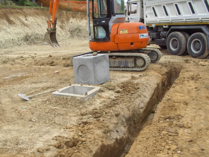 Archisio - Escavazione Musso - Progetto Pozzi e fognature tubature acqua tubature gas