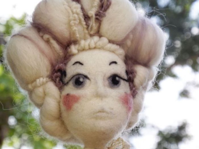 Archisio - Pupillae Art Dolls - Progetto Bambole di feltro maria antonietta