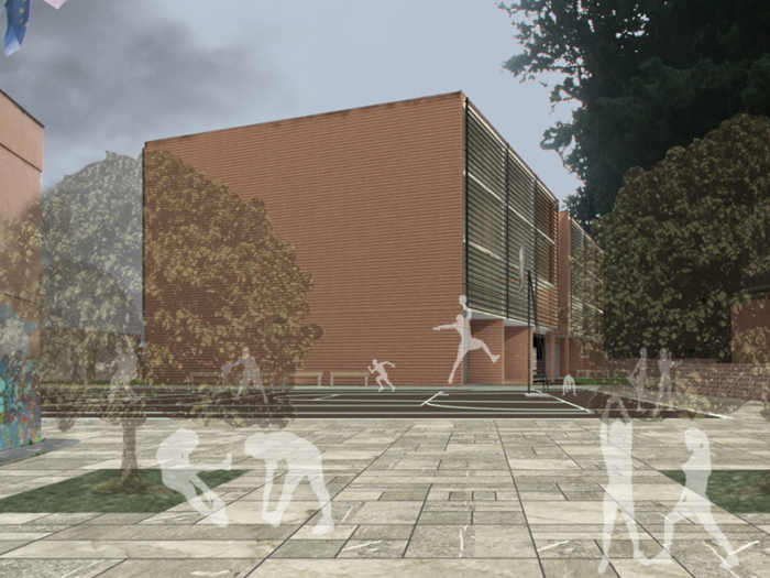 Archisio - Pasquale De Angelis - Progetto Concorso di progettazione per la realizzazione di nuovi padiglioni presso il liceo scientifico farnesina roma 2010
