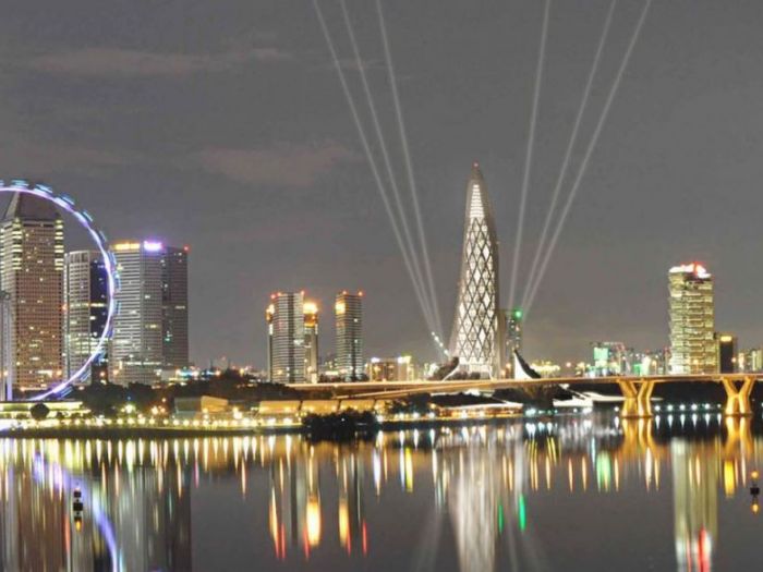 Archisio - Dfg Architetti - Progetto Singapore bamboo skyscraper